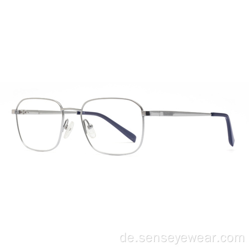 Unisex-Square Titan-optische Brillenrahmen-Brillen